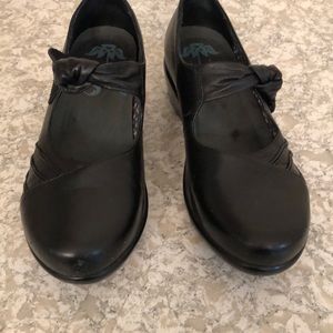 Dansko Black Ainsley Napa Dress shoe